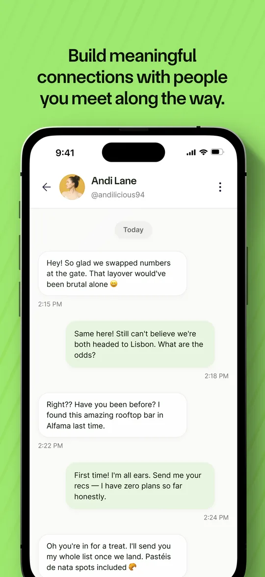 Build meaningful connections with people you meet along the way